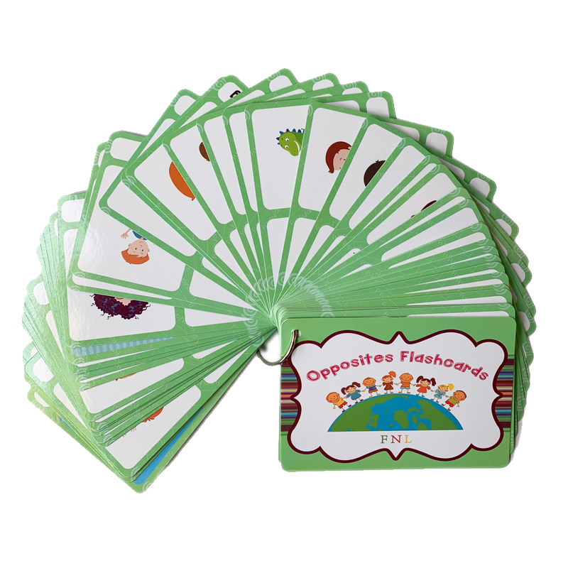 Kids Education And You - 100 Karşıt Kavram Kartı İngilizce Kelime