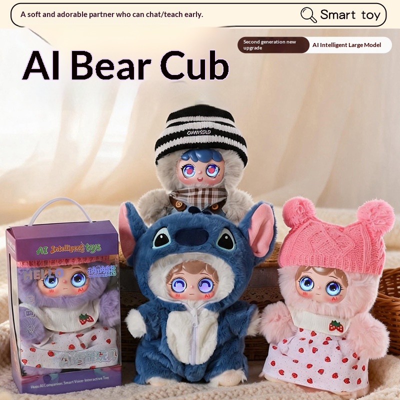 Kids Education And You - Yapay Zeka Ayıcık Peluş Oyuncak, Sesli