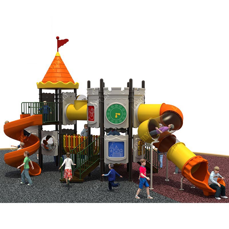 Kids Education Park - Kale Tarzı Çocuk Kaydırağı, Açık Hava