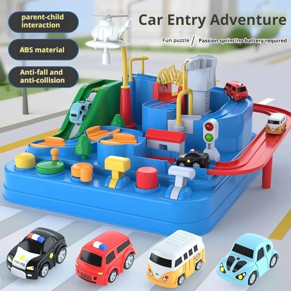 Kids Educational Resources - Yarış Demiryolu Arabası Model Tren Raylı