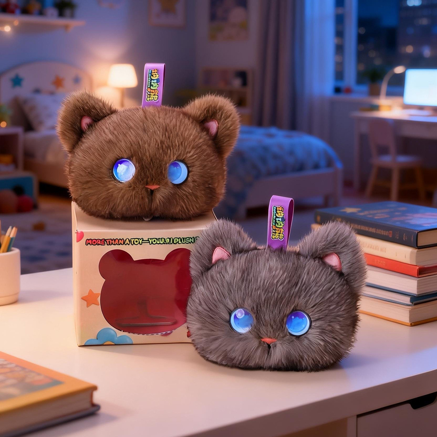 Kids Education And You - Tobot Yapay Zeka Peluş Kedi Oyuncak