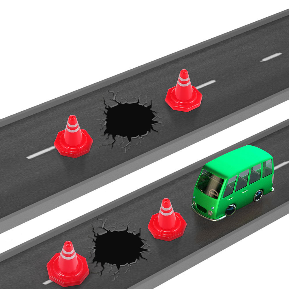 Kids Education And You - 24 adet trafik işareti öğrenme konileri