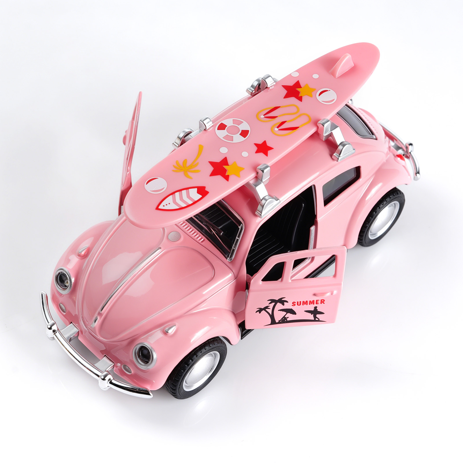 1:36 Pembe Volkswagen Beetle D - Online Educational Games For Kids incelemesi ve fiyatı