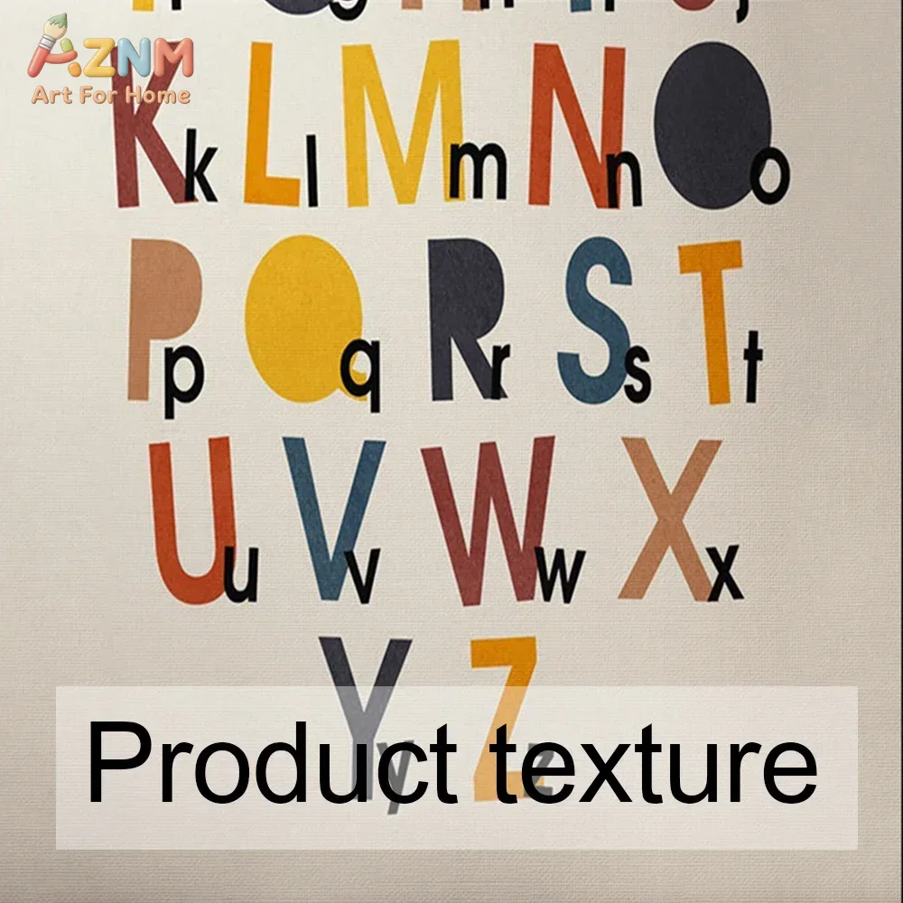 Gökkuşağı alfabe posteri eğiti - Kids Education Gift incelemesi ve fiyatı