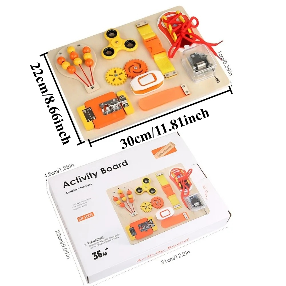 Montessori Ahşap Aktivite Pano - Kids Education Gift incelemesi ve fiyatı