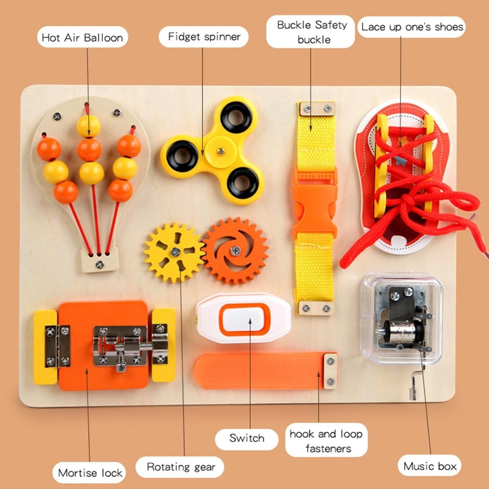 Montessori Ahşap Aktivite Pano - Kids Education Gift incelemesi ve fiyatı