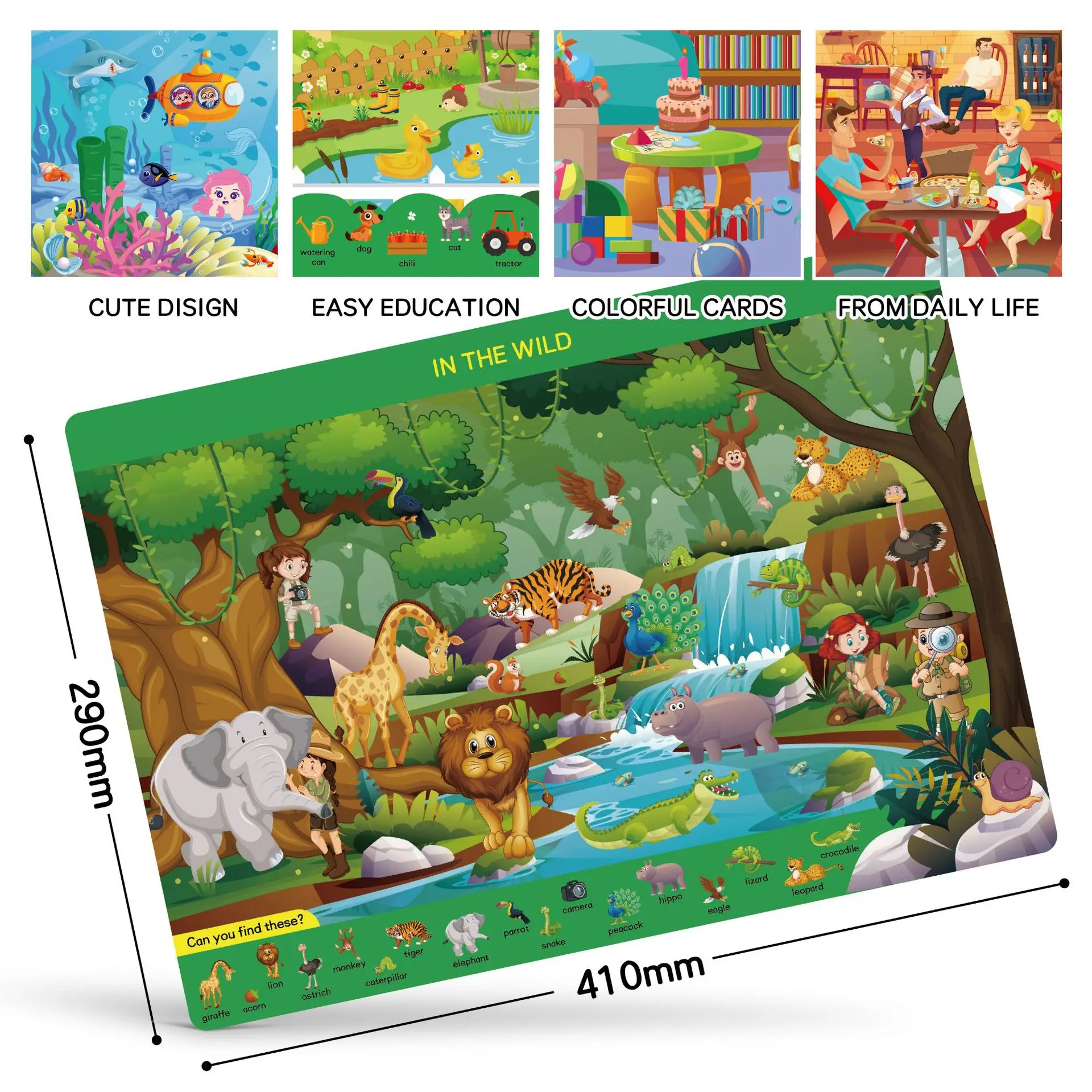 Montessori Arama ve Bulma Akti - Kids Educational Mat incelemesi ve fiyatı