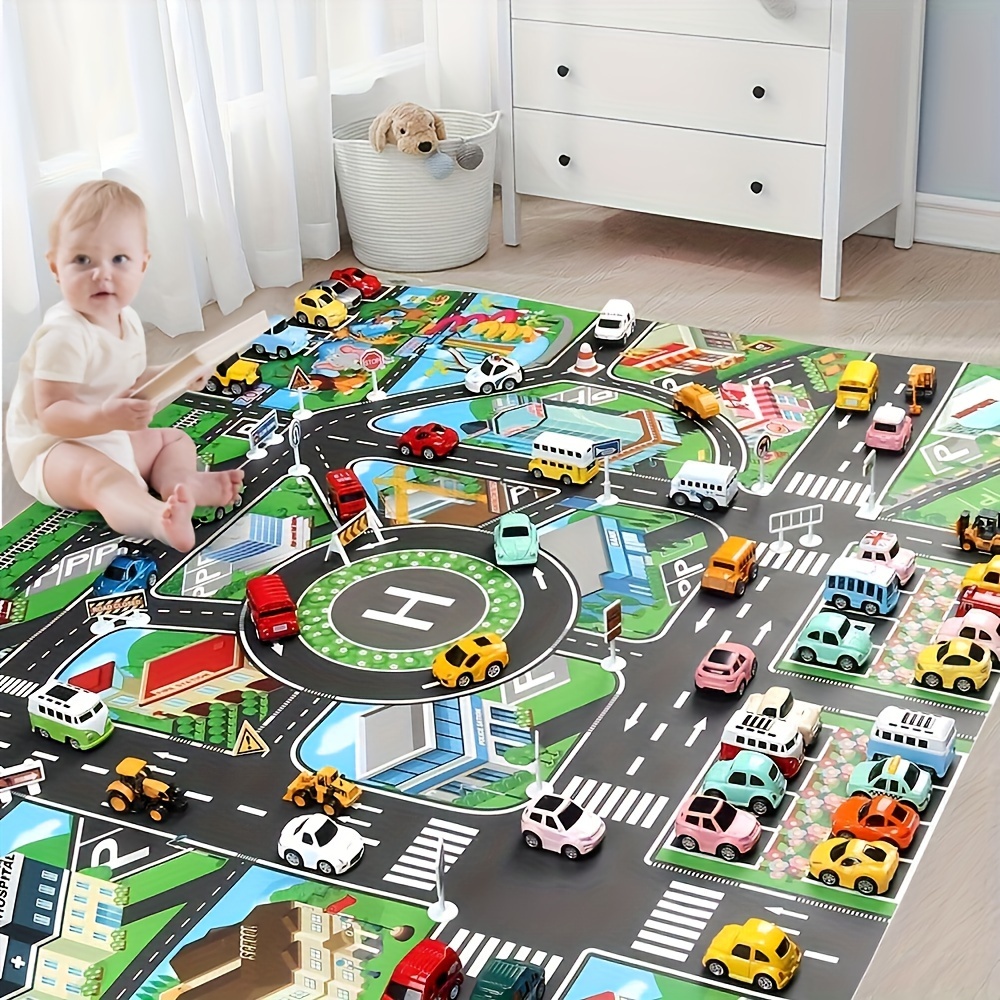 1 adet, şehir trafik oyun matı - Kids Educational Mat incelemesi ve fiyatı