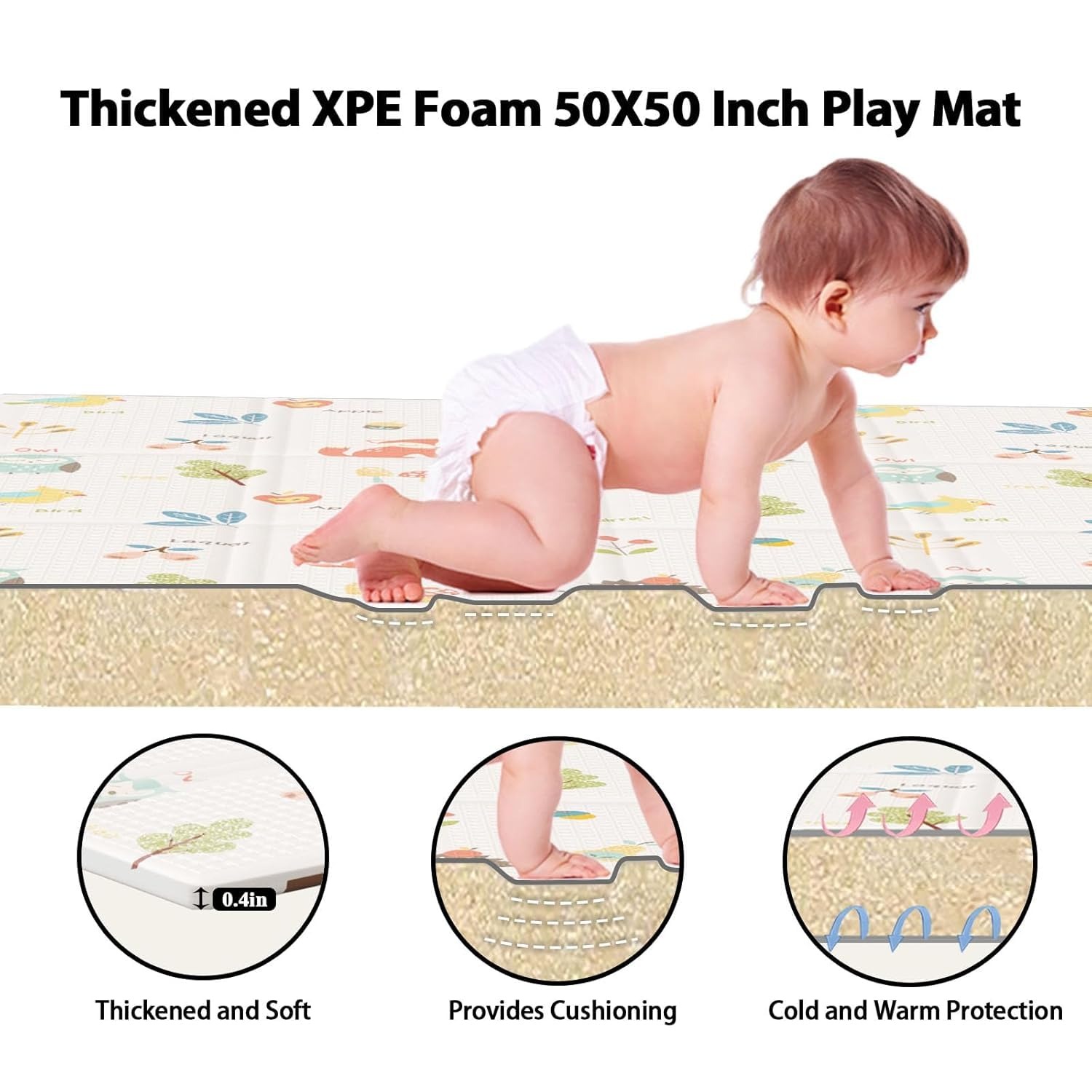 Katlanabilir Bebek oyun matı ç - Kids Educational Mat incelemesi ve fiyatı