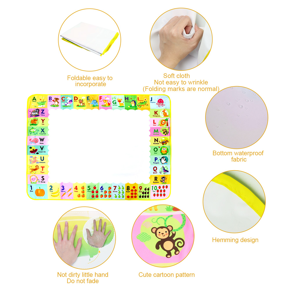 Sihirli Su çizim matı Boyama D - Kids Educational Mat incelemesi ve fiyatı