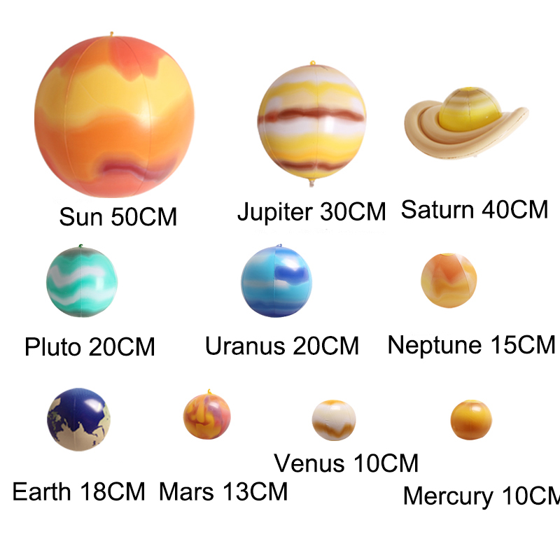 10 adet/takım güneş Galaxy öğr - Solar System Model incelemesi ve fiyatı